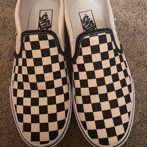 Classic Vans Black White Checkered NWOT